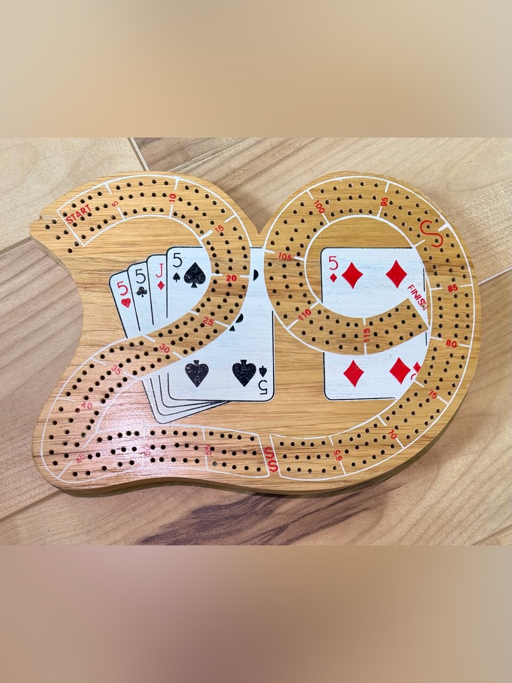 Vintage 29 cribbage board